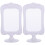 2Pcs Double Sided Display Photo Frame Standing Picture Frames 11