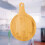 Home Simplicity Round Bamboo Cheese Board Double Sided 33x25cm 6