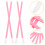 100Pcs Lip Brushes Applicator Wands For Lipstick Gloss Eyeliner Brow 10