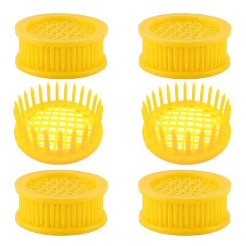 40 Pcs Plastic Bee Cage Cell Protector Beekeeping Rearing Box Tool 2