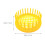 40 Pcs Plastic Bee Cage Cell Protector Beekeeping Rearing Box Tool 10