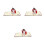 3Pcs Graduation Greeting 3D Doctoral Hat Shaped Gift For Party 7