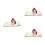 3Pcs Graduation Greeting 3D Doctoral Hat Shaped Gift For Party 3