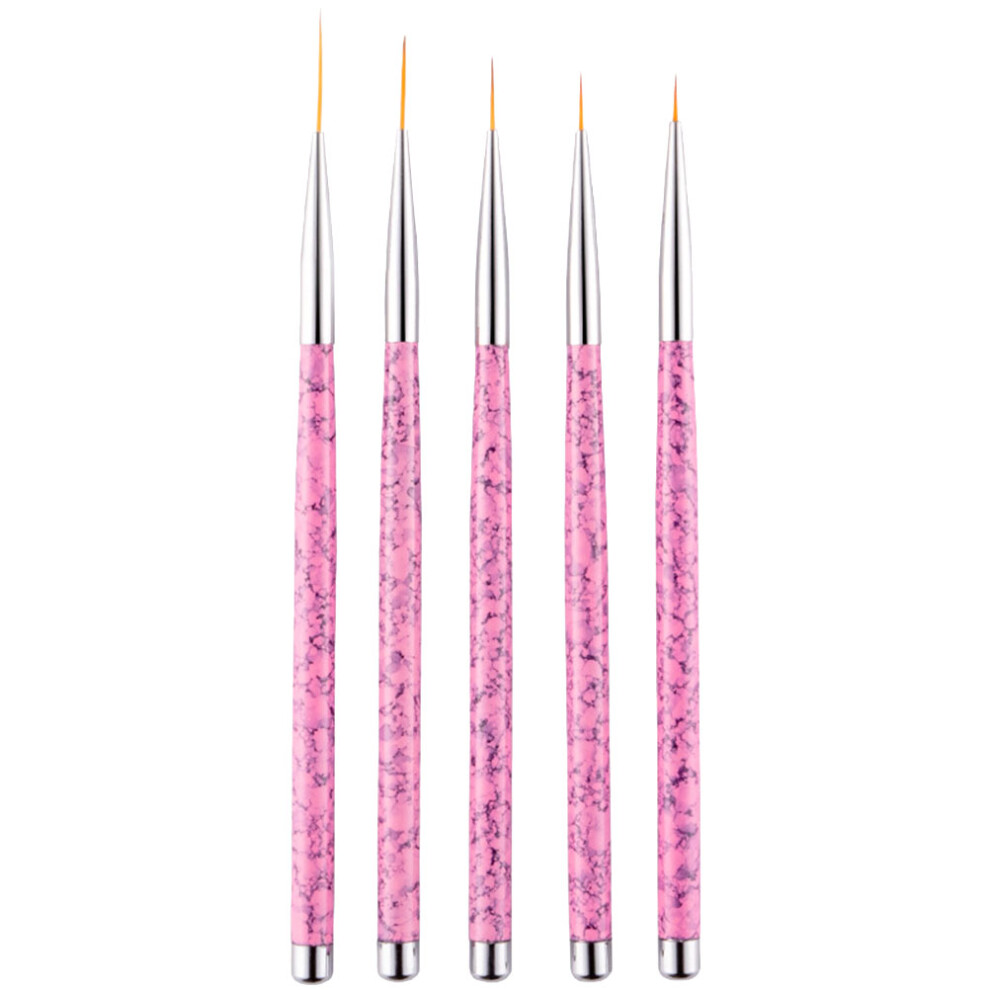 Solustre 15 Pcs Nail Paint Pens Set With Fine Brushes For Manicure