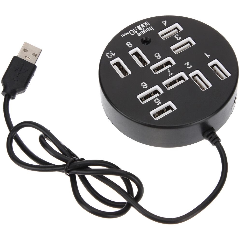 Usb Hub 10 Ports Extension For Laptop Desktop Computer 3353942890732