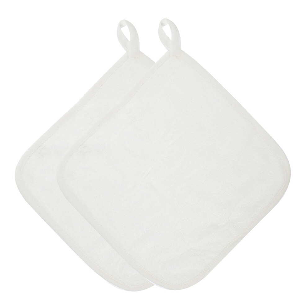2Pcs Baby Towels Newborn Washcloths Water Absorbent Cleaning Cloths Artibetter