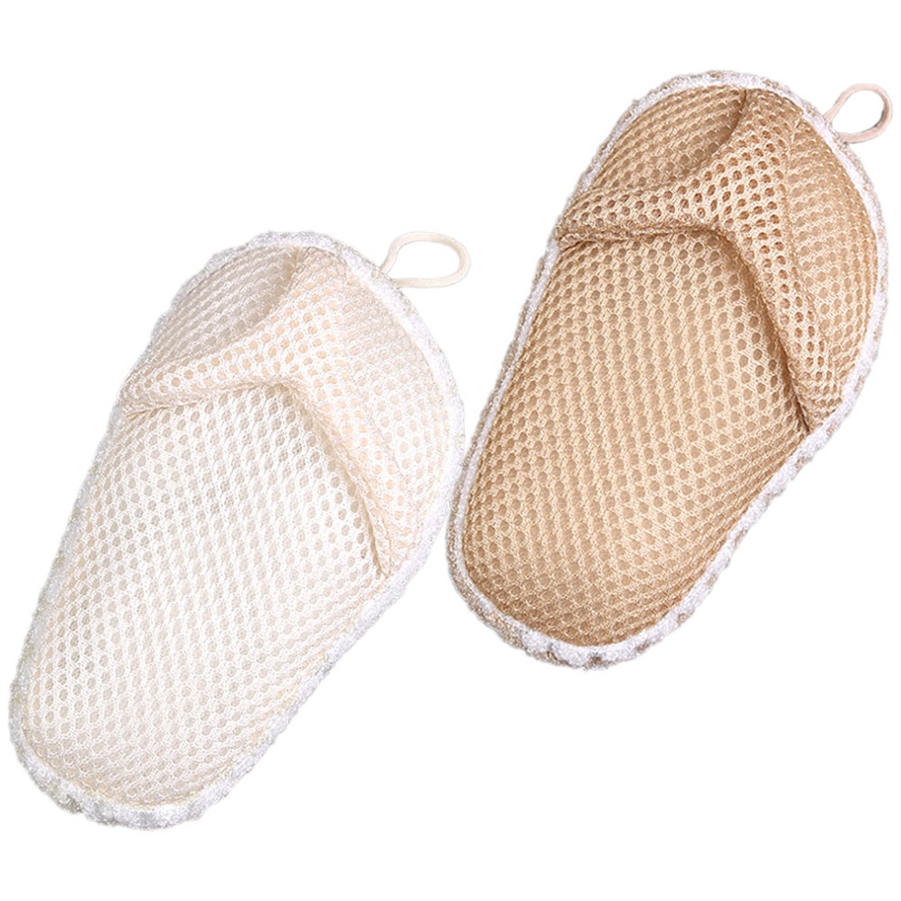 Artibetter 2 Pcs Exfoliating Scrubber Handheld Shower Cloth