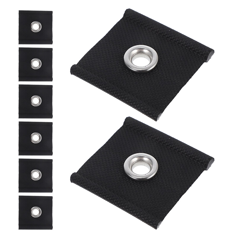 8Pcs Rv Awning Piping Eyelets Pvc Coated Fabric Easy Installation 3353972919984