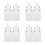 16 Pcs G24Q To E27 Socket Adapter 4 Pin To Screw Base Converter 4