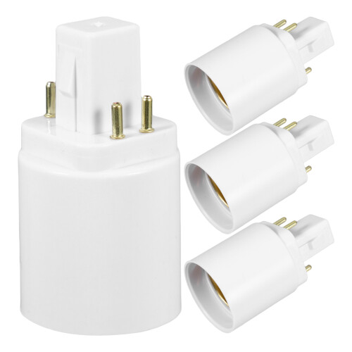 16 Pcs G24Q To E27 Socket Adapter 4 Pin To Screw Base Converter 2
