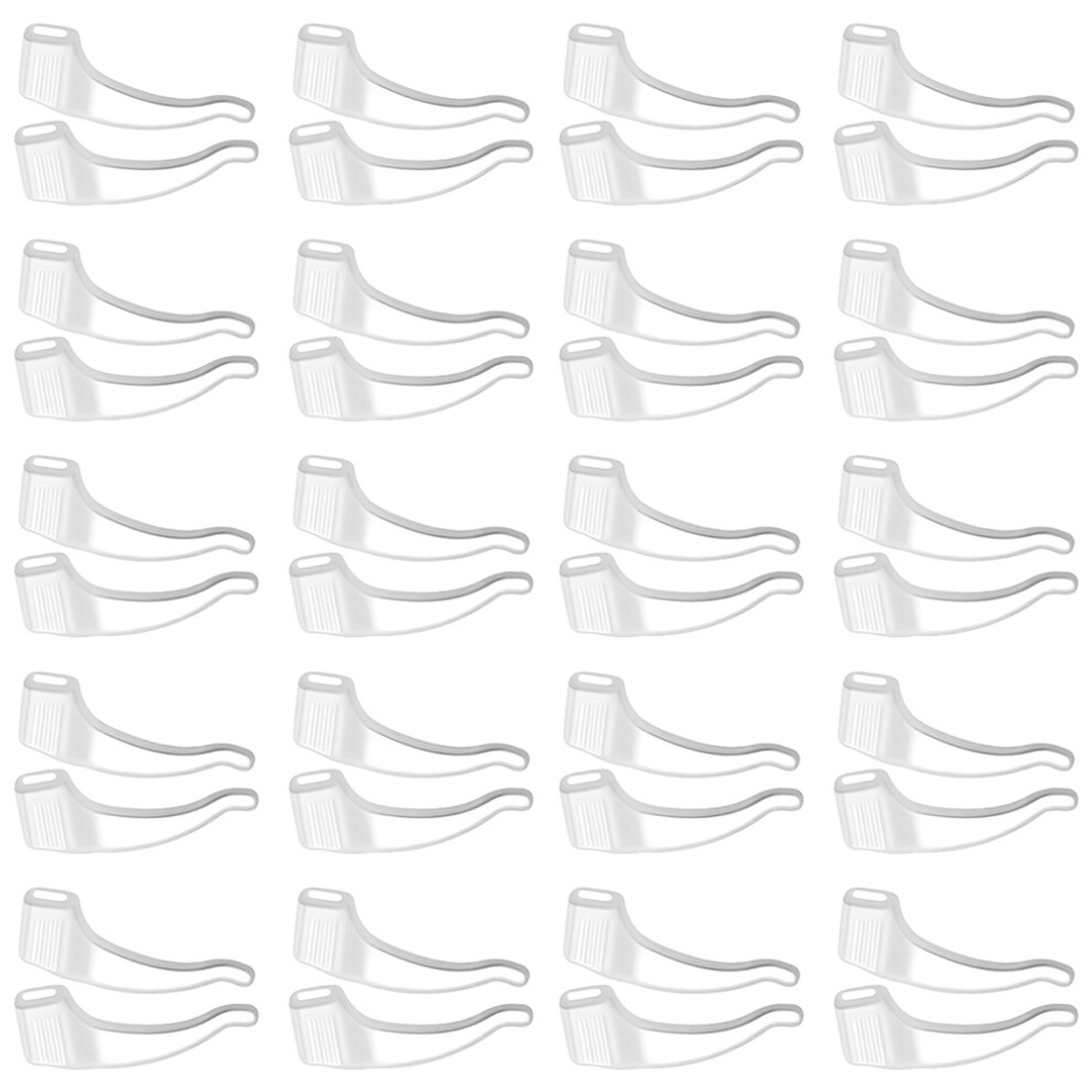 Villcase 50 Pairs Eyeglasses Ear Grips Anti-Slip Portable Hooks
