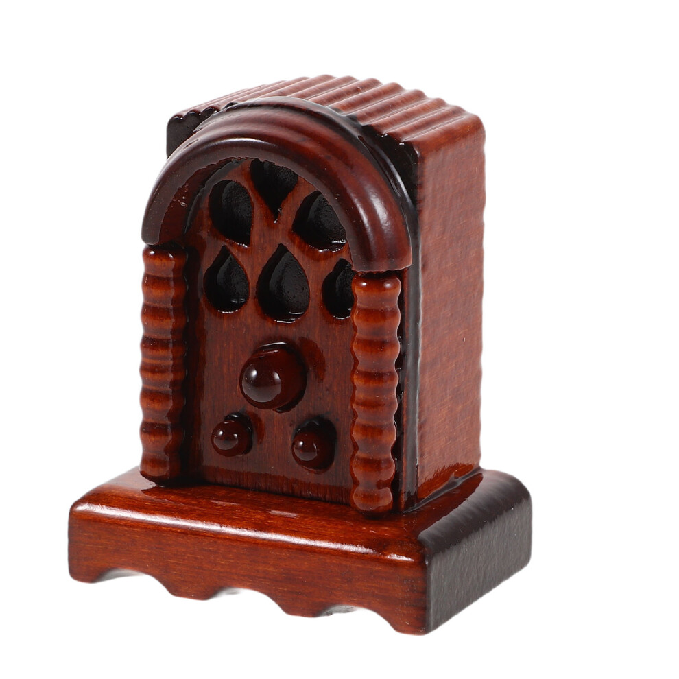 3Pcs Miniature Dollhouse :12 Scale Wooden Vintage Decor 032510832970