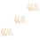 12 Pcs Weave Knitting Sock Tools Wood Sock Blockers Diy Models 7