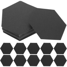 60 Vel Zwart Hexagon Patchwork Papier Voor Quilten En Schilderen