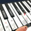 6 Sets Beginner Piano Keyboard Stickers For Electronic Organ 7