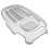 Non Slip Clear Reusable Plastic Washboard For Clothes 7