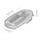 Non Slip Clear Reusable Plastic Washboard For Clothes 2