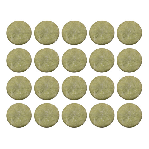20Pcs Reusable Jade Eyelash Pad For Extension Glue Stand