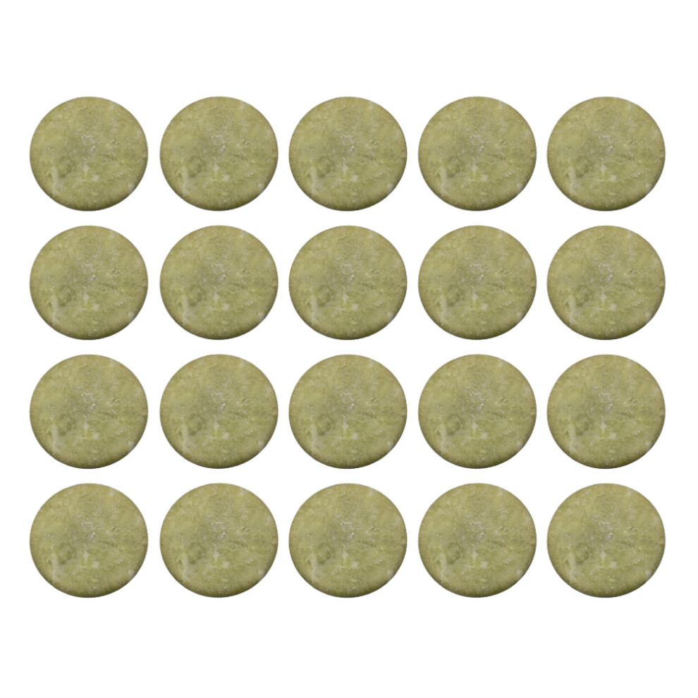 Villcase 20Pcs Reusable Jade Eyelash Pad For Extension Glue Stand