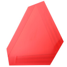 Reflective Safety Tape Truck Slow Sign 41.00x36.00x0.06cm Red