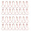 2000St Rose Gold Metal Sewing Pin Met Kalebas Design 3