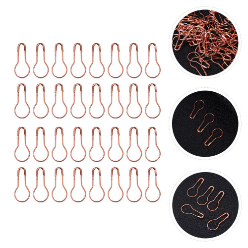2000St Rose Gold Metal Sewing Pin Met Kalebas Design 1