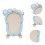 1Pc Picture Frame Baby Growth Photo Keepsake 3