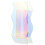 Wellenvase Transparent Blumendeko Elegant 8