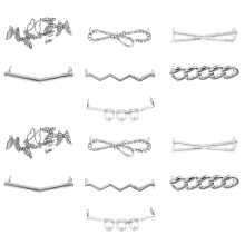 7Paren Paar Schoenriem Buckles Met En Parel