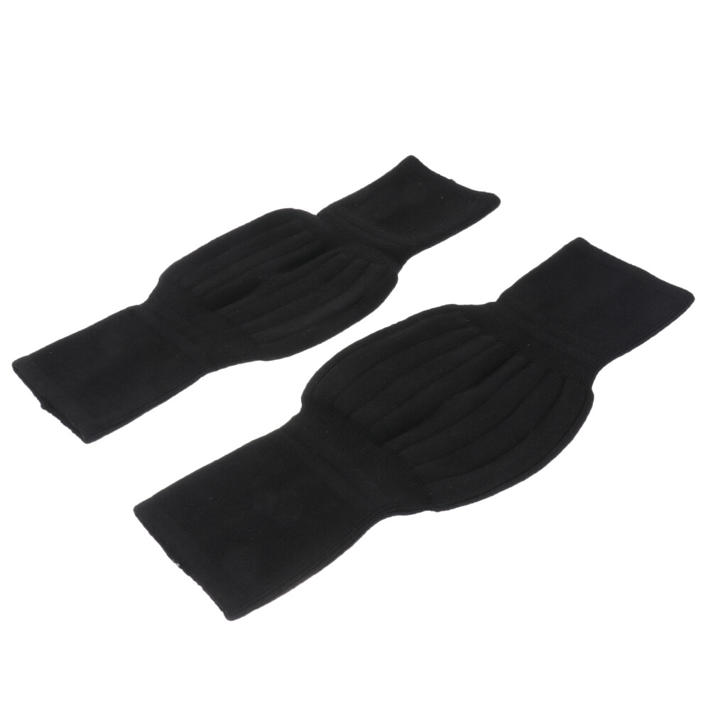Vaguelly 1 Pair Thickened Cashmere Knee Braces Knee Pads Leg Warmers For Winter