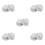 10Pièces Cache-Vis Plastique Durable Gris Pour Enfant 6