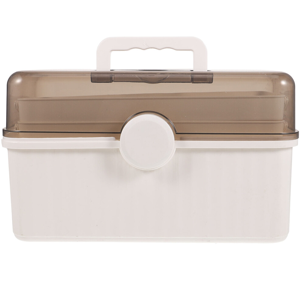 Vaguelly Pill Case Large Capacity Multi Layer Container Home Use
