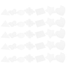 140 Pcs Cross Stitch Mesh Plastic Canvas Embroidery Sheet