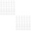 140 Pcs Cross Stitch Mesh Plastic Canvas Embroidery Sheet 6