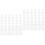 140 Pcs Cross Stitch Mesh Plastic Canvas Embroidery Sheet 4