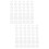 140 Pcs Cross Stitch Mesh Plastic Canvas Embroidery Sheet 7