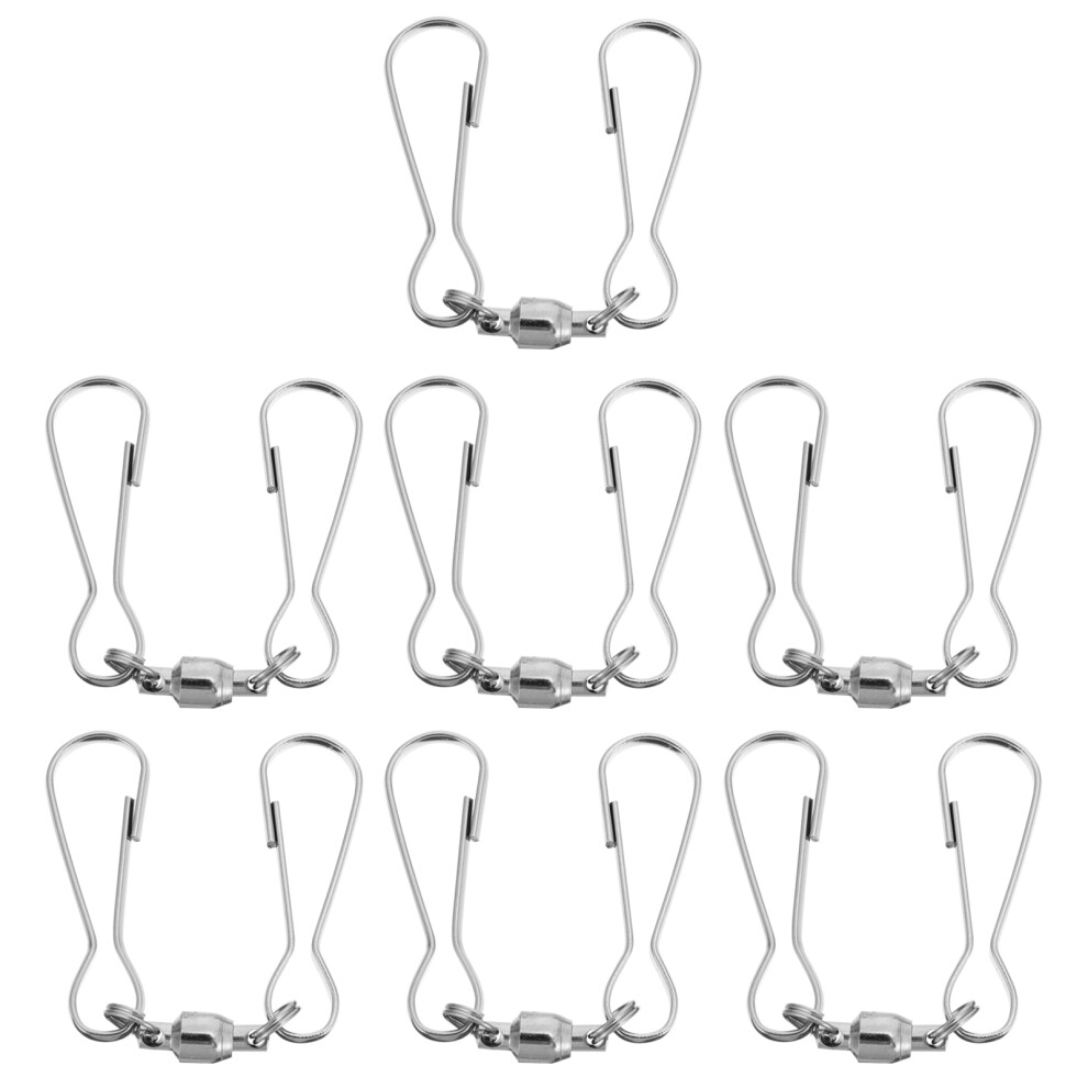 10Pcs Stainless Steel Windbell Hooks For Rotary Wind Chimes (Silver) 3354104839170