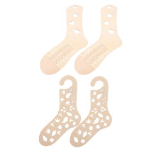 4Pcs Wood Sock Blockers For Knitting Diy Molds