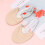 One Pair Ballet Shoes Half Sole Lightweight Protector M Skin 11