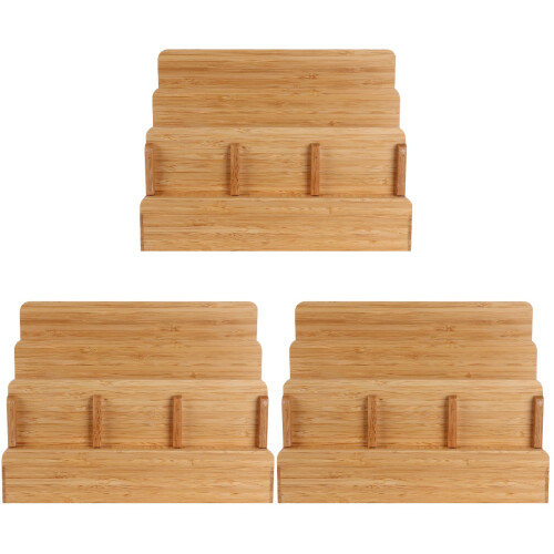 3Pcs Multifunctional Bamboo Charging Station For Smartphones Tablets 2