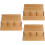 3Pcs Multifunctional Bamboo Charging Station For Smartphones Tablets 7