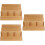 3Pcs Multifunctional Bamboo Charging Station For Smartphones Tablets 8
