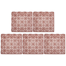 5pcs Non-Slip Floor Mats Garden Plastic Floor Mats Outdoor Floor Tiles