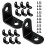 40 Pcs Corner Brackets L-Shaped Right Angle Cabinet Shelf Bracket 3