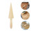 5Pcs Ice Cream Cone Maker Reusable Mold Set Diy Waffle Tool For Baking 10