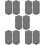 100 Pcs Aluminum Profile End Cap 3030 Extrusion Protector 10