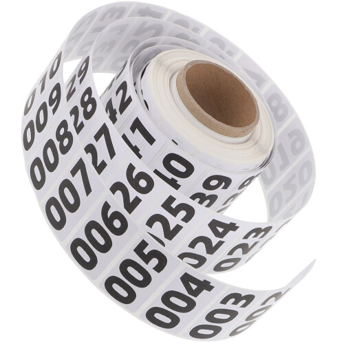 2 Rolls Circle Number Sticker For Warehouse Inventory Organization 1