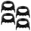 4 Pcs Pot Handle Side Replacement Handles For Pots Pans Black 1