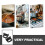 4 Pcs Pot Handle Side Replacement Handles For Pots Pans Black 6
