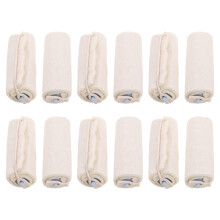 12 Pcs Cotton Perm Rollers For Hair Styling And Home Use